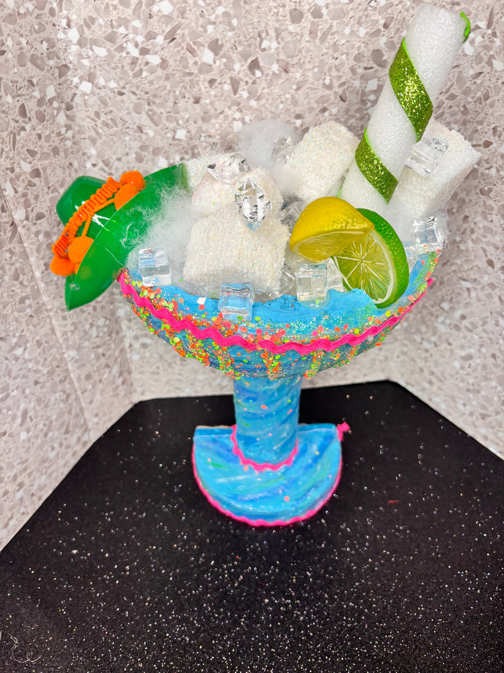 Margarita Fiesta Wreath Attachment, Cinco De Mayo Wreath Attachment, Margarita Decor, Cinco De Mayo Fiesta Decor, Margarita Drink Latino